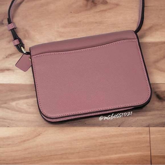 Coach Mini Brynn Leather Crossbody in True Pink BRAND NEW W/TAGS - Picture 4 of 11